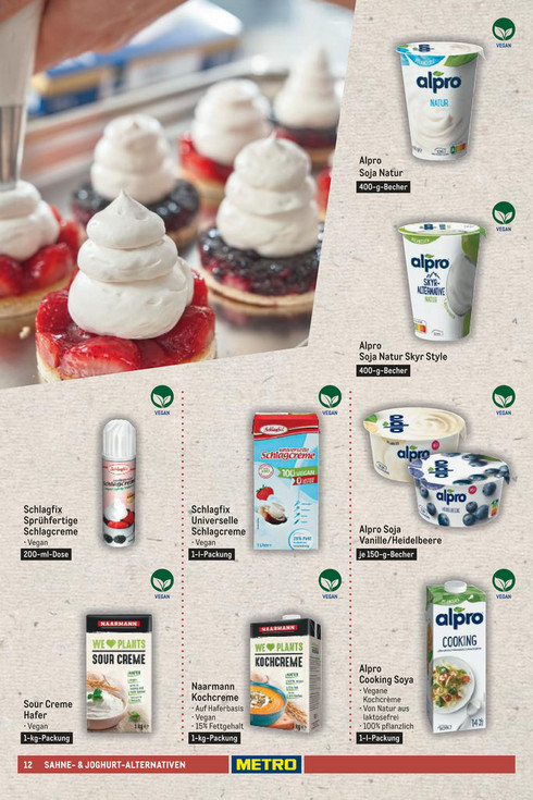 METRO - Sortimentskatalog Vegane & Vegetarische Alternativen - Seite 12-13