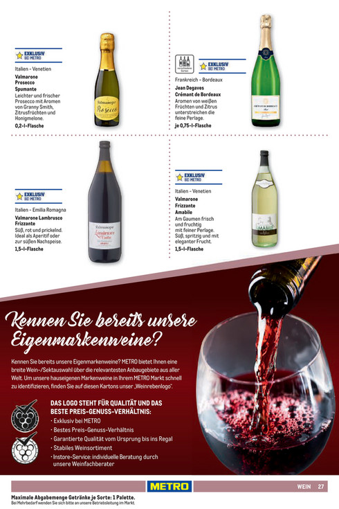 METRO Sortimentskatalog Vereine & Feste Seite 2627