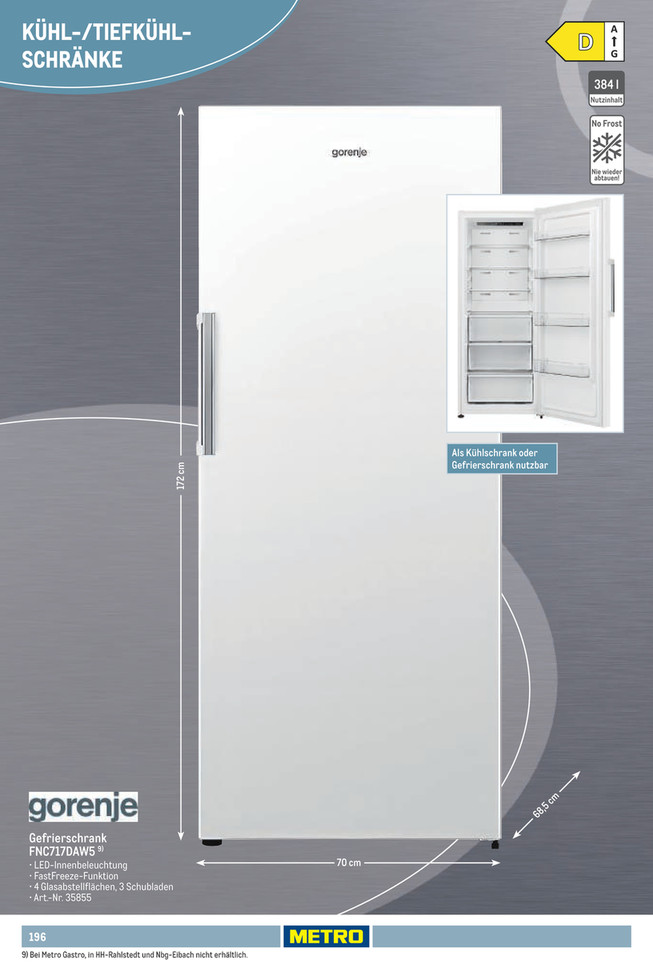 METRO DE - Non Food Sortiment