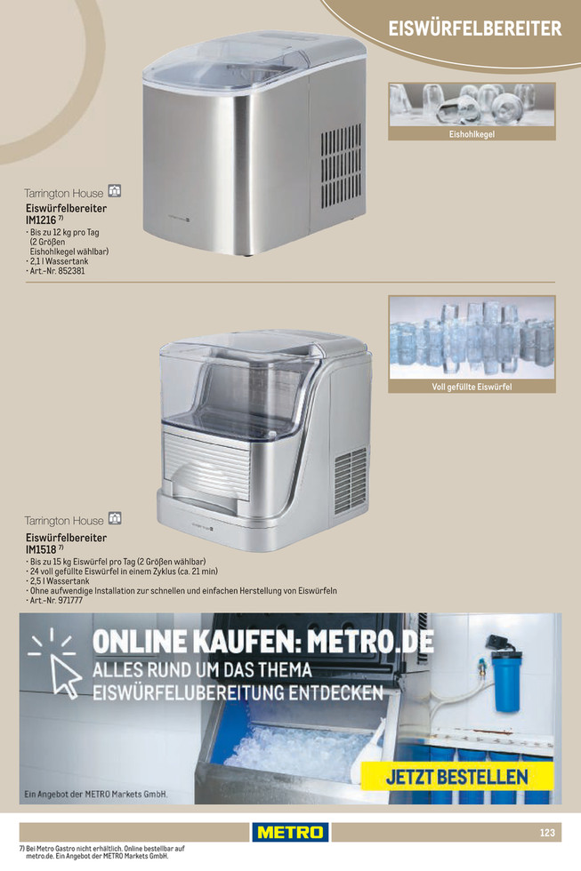 METRO DE - Non Food Sortiment