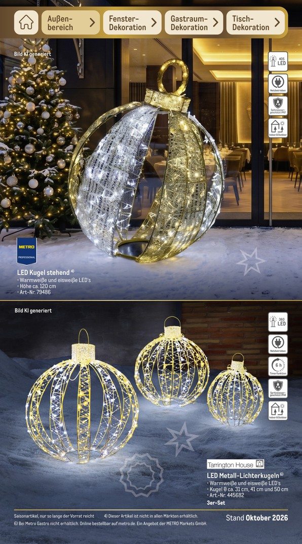 METRO DE - Sortimentskatalog Weihnachten