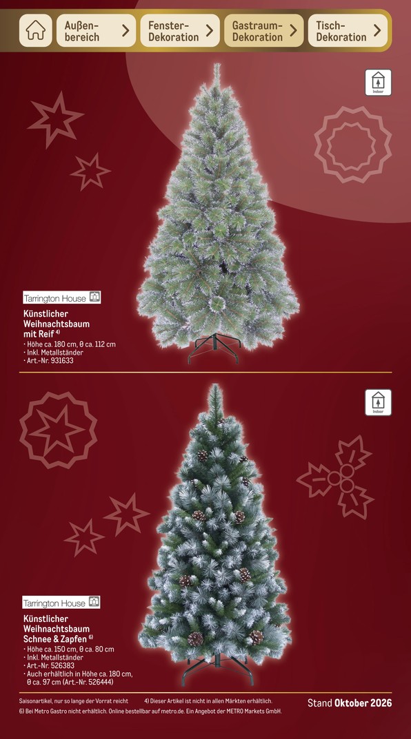 METRO DE - Sortimentskatalog Weihnachten